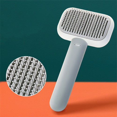 New Pet Cat and Dog Hair Brush, Hair Massage Comb Open-Knot Brush Grooming