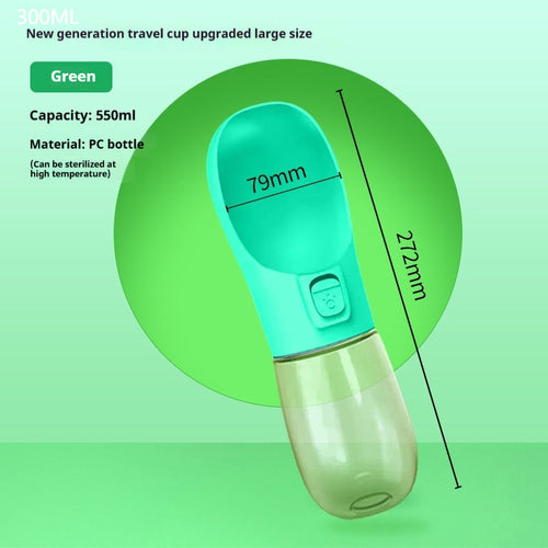 PawKit™ 2-in-1 Pet Water & Food Bottle