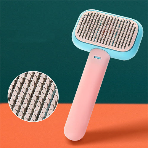 New Pet Cat and Dog Hair Brush, Hair Massage Comb Open-Knot Brush Grooming